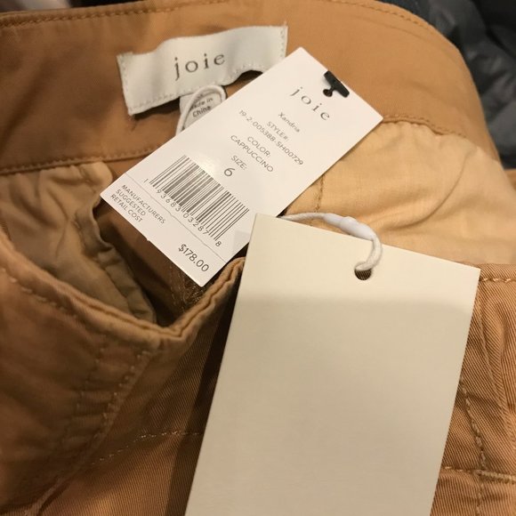 JOIE Women's 6 Xandria Shorts Cappuccino Mustard - Picture 10 of 10